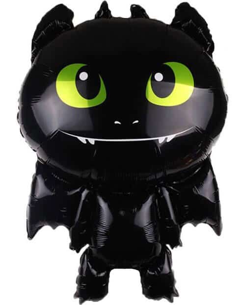 15504_Шар_(34_86_см)_Фигура_Маленький_дракон_Черный_1_шт Фигура Маленький дракон — изображение 1